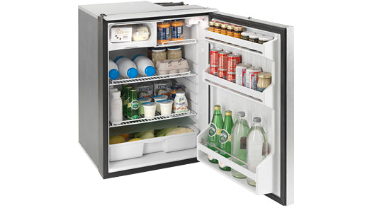 Isotherm Cruise Elegance 130L fridge freezer with door open
