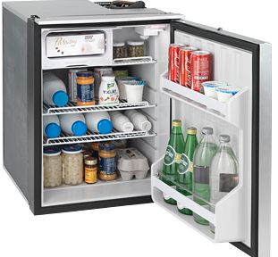 Isotherm Cruise Elegance 85L fridge freezer with door open
