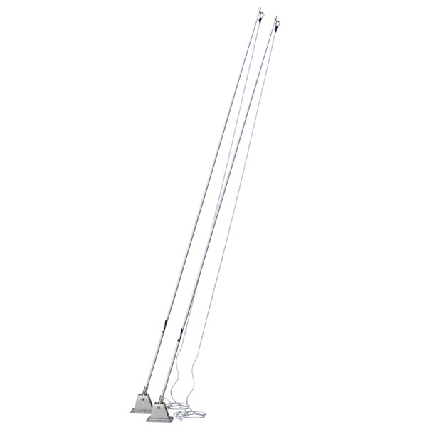 Reelax RX42100 heavy-duty 5 m white mooring whip kit