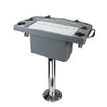 Reelax RX92270 dark-grey deluxe live-bait tackle station with pedestal