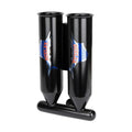 Reelax Slimy Twin Tube concealed-inlet system in satin black