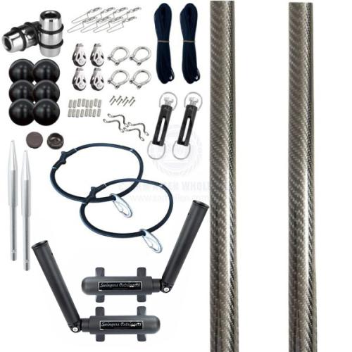 Swingers Outriggers Black complete kit with carbon poles and rigging